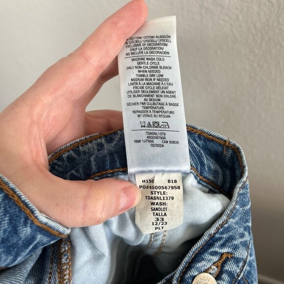 Hudson Womens High-Rise Welt Pocket Wide Leg Cargo jeans Size 33 - Picture 9 of 13